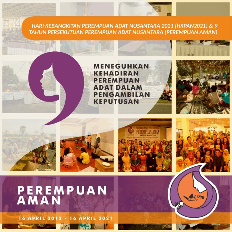 PIDATO KETUA UMUM PEREMPUAN AMAN (Persekutuan Perempuan Adat Nusantara AMAN) Hari Kebangkitan Perempuan Adat Nusantara Ke-9 Meneguhkan Identitas Politik Perempuan Adat melalui Transformasi Organisasi