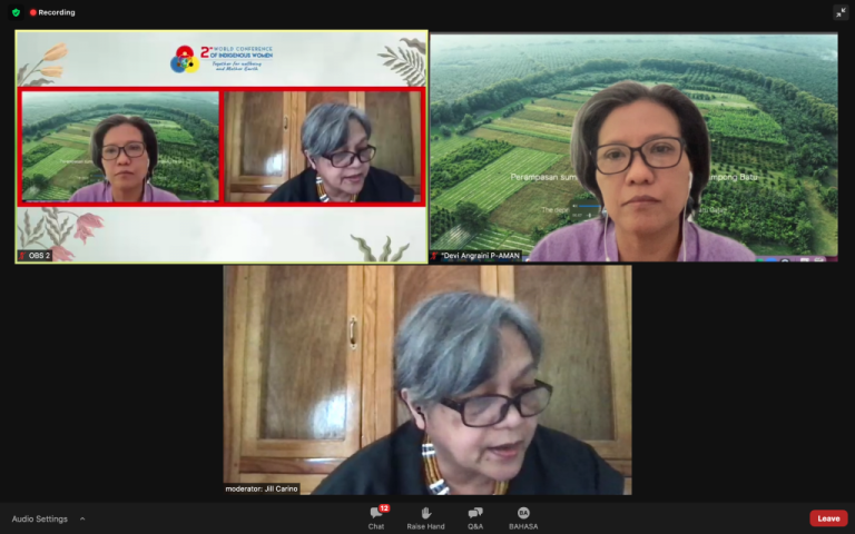 Sesi II 2nd World Conference of Indigenous Women